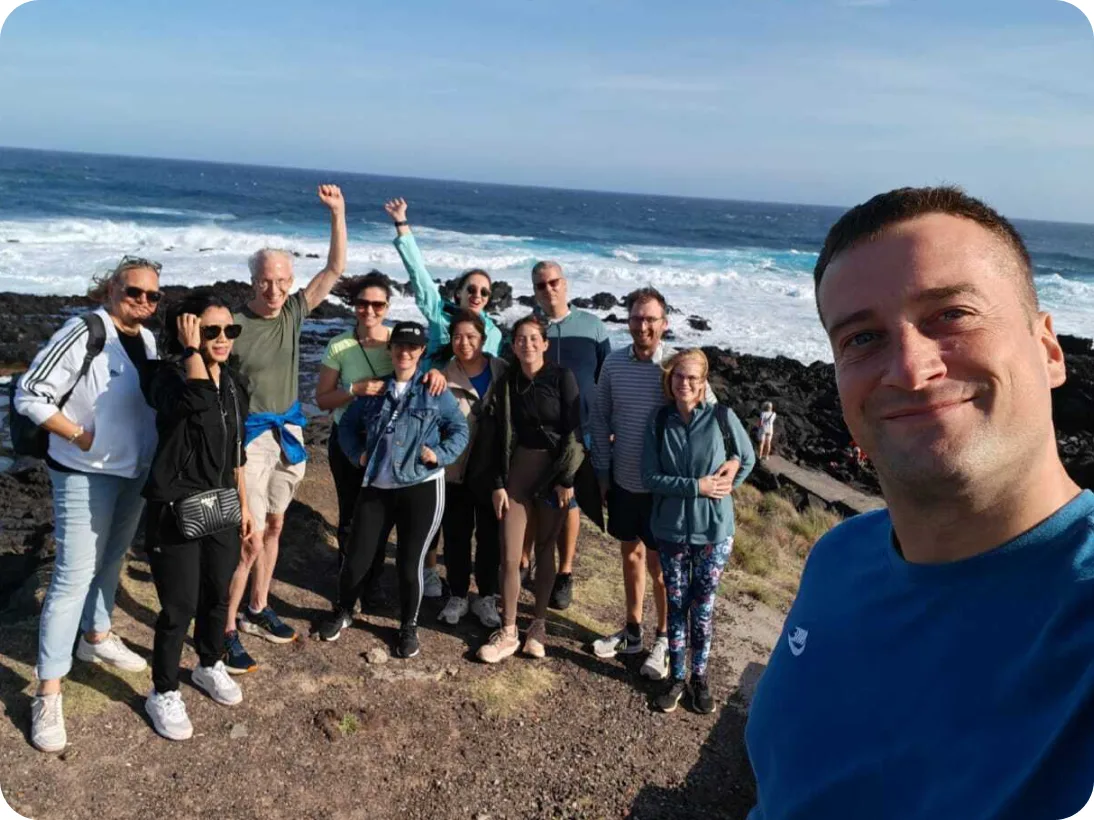 The Scopic team in Ponta Delgada, Portugal
